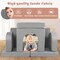 Suede 8-Piece Kids Climbing Blocks Set with Cushions, Arches and Modular Design